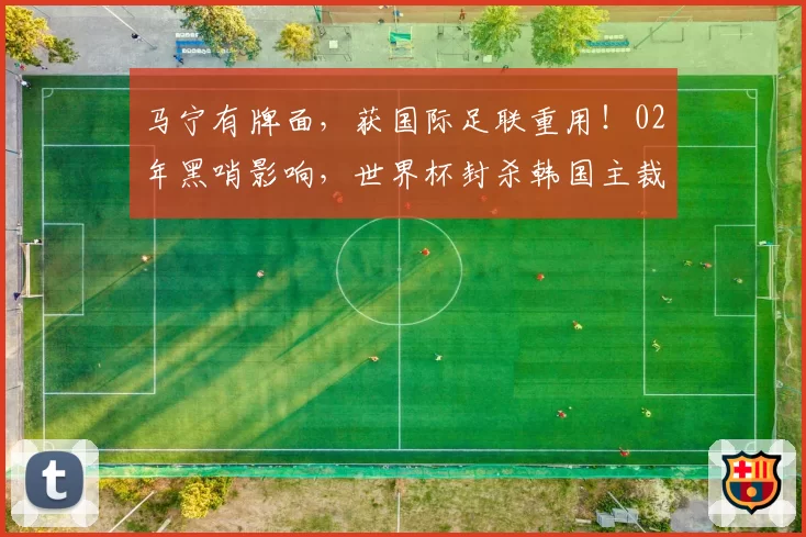 马宁有牌面，获国际足联重用！02年黑哨影响，世界杯封杀韩国主裁